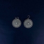 серьги Хризантема