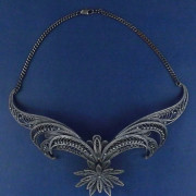 с-1419 Колье Папоротника цвет 155x100x17 big